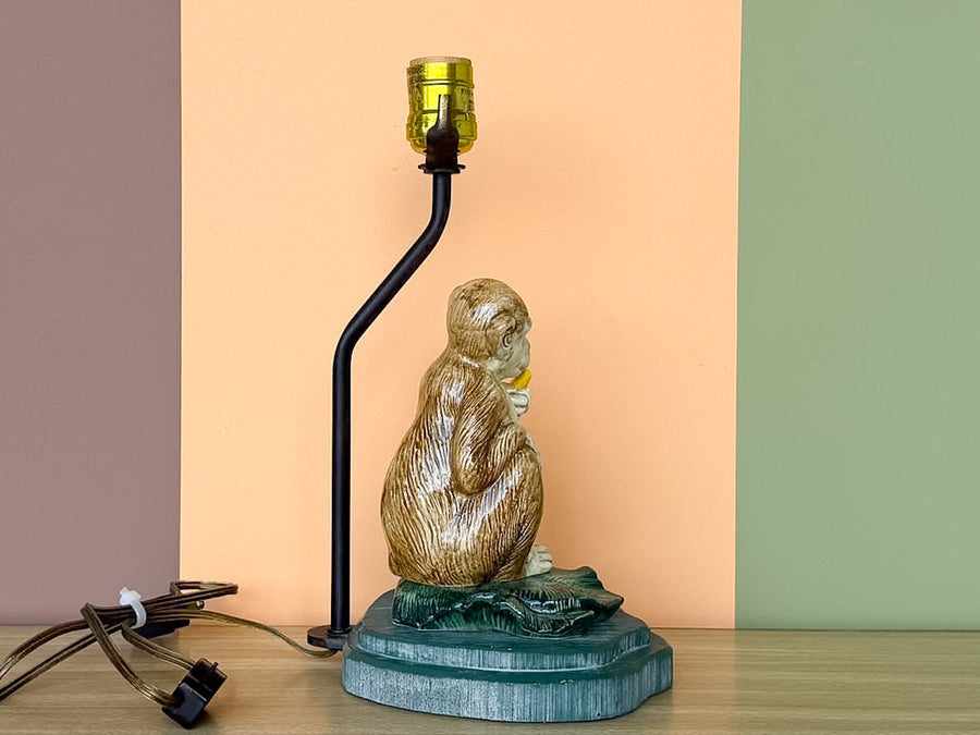 Monkey and Palm Lamp
