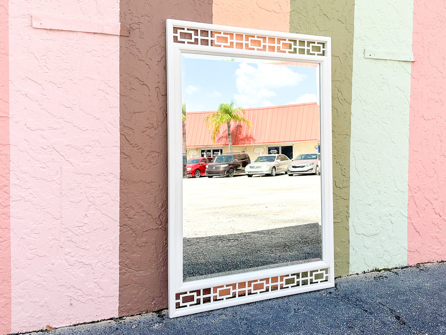 Palm Beach Chic Fretwork Mirror