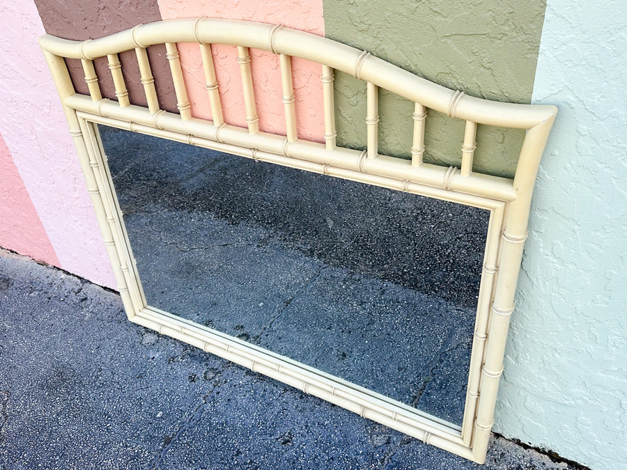 Thomasville Faux Bamboo Mirror