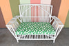 Stick Wicker Painted Loveseat