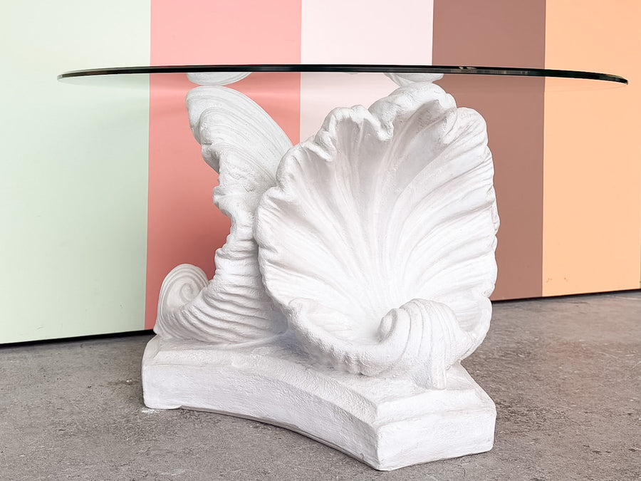 Plaster Shell Coffee Table