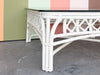 Palm Beach Chic Rattan Coffee Table