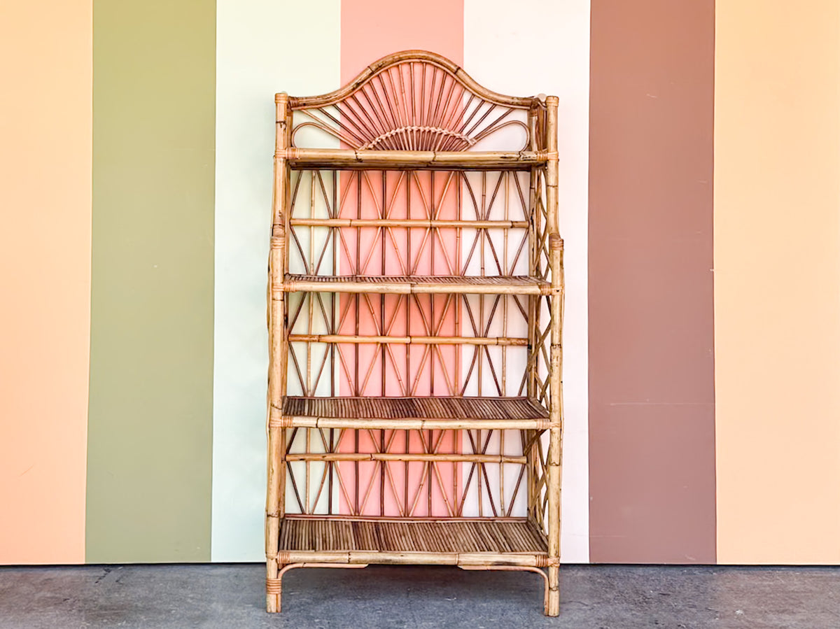 Petite Rattan Etagere