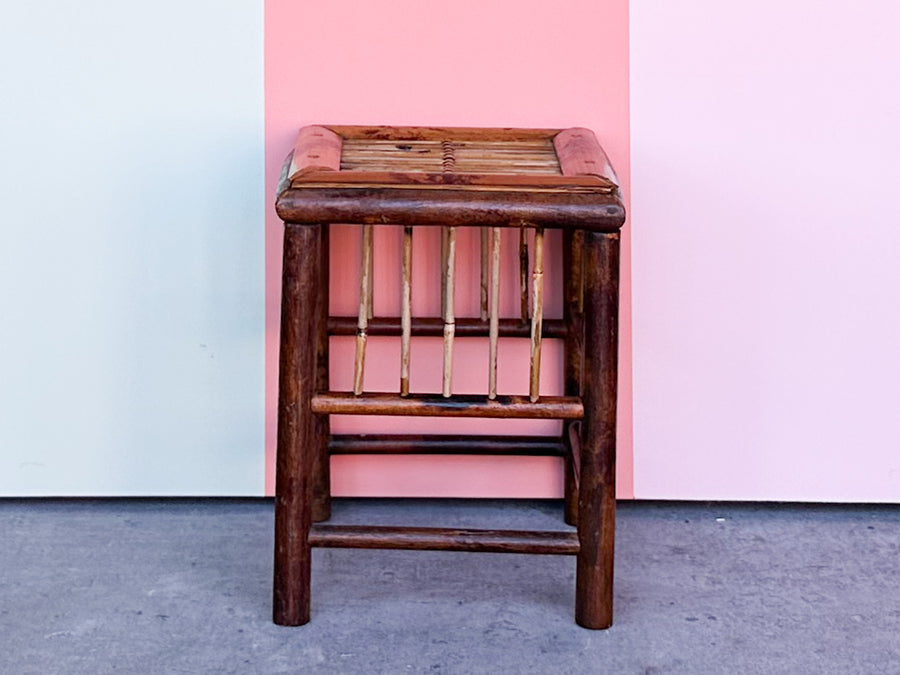 Trio of Bamboo Nesting Tables
