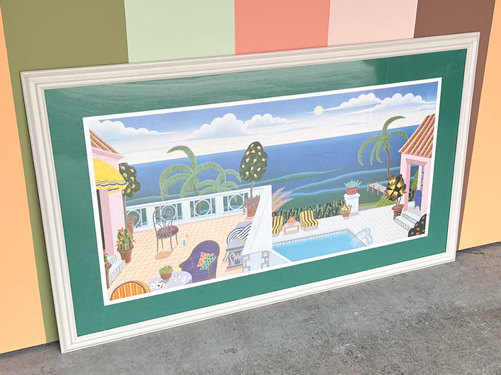 Large Thomas McKnight Gulf Stream Framed Print