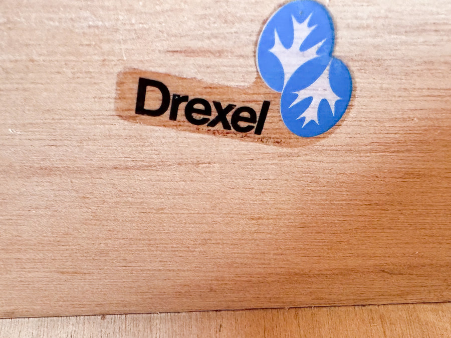 Pair of Handsome Drexel Faux Bamboo Nightstands