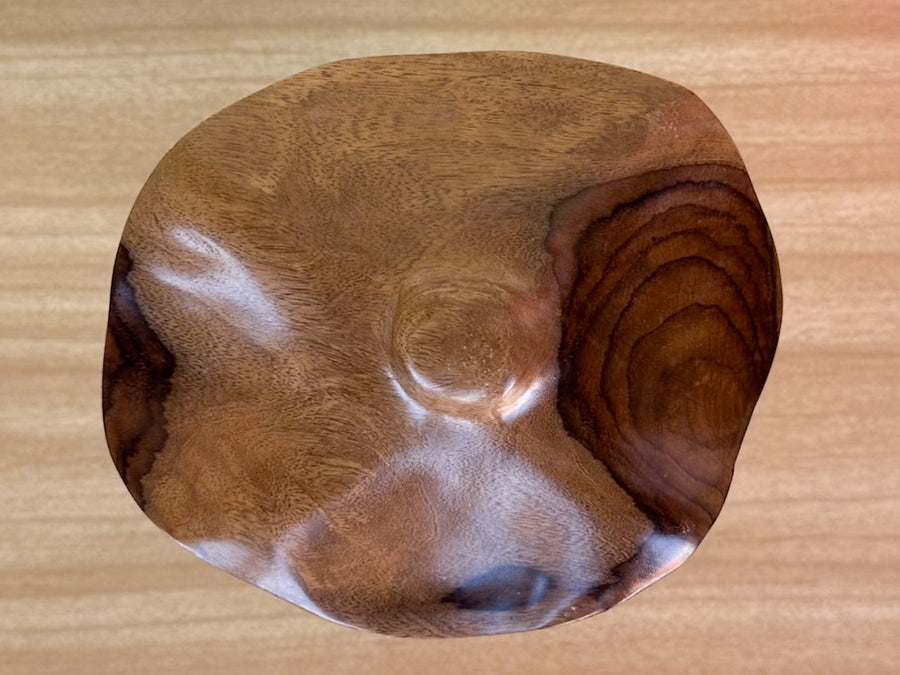 Carved Teak Mushroom