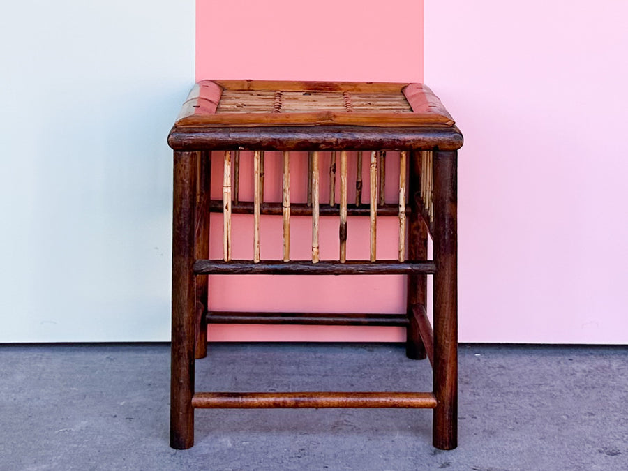 Trio of Bamboo Nesting Tables