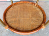 Tortoiseshell Rattan Clover Side Table