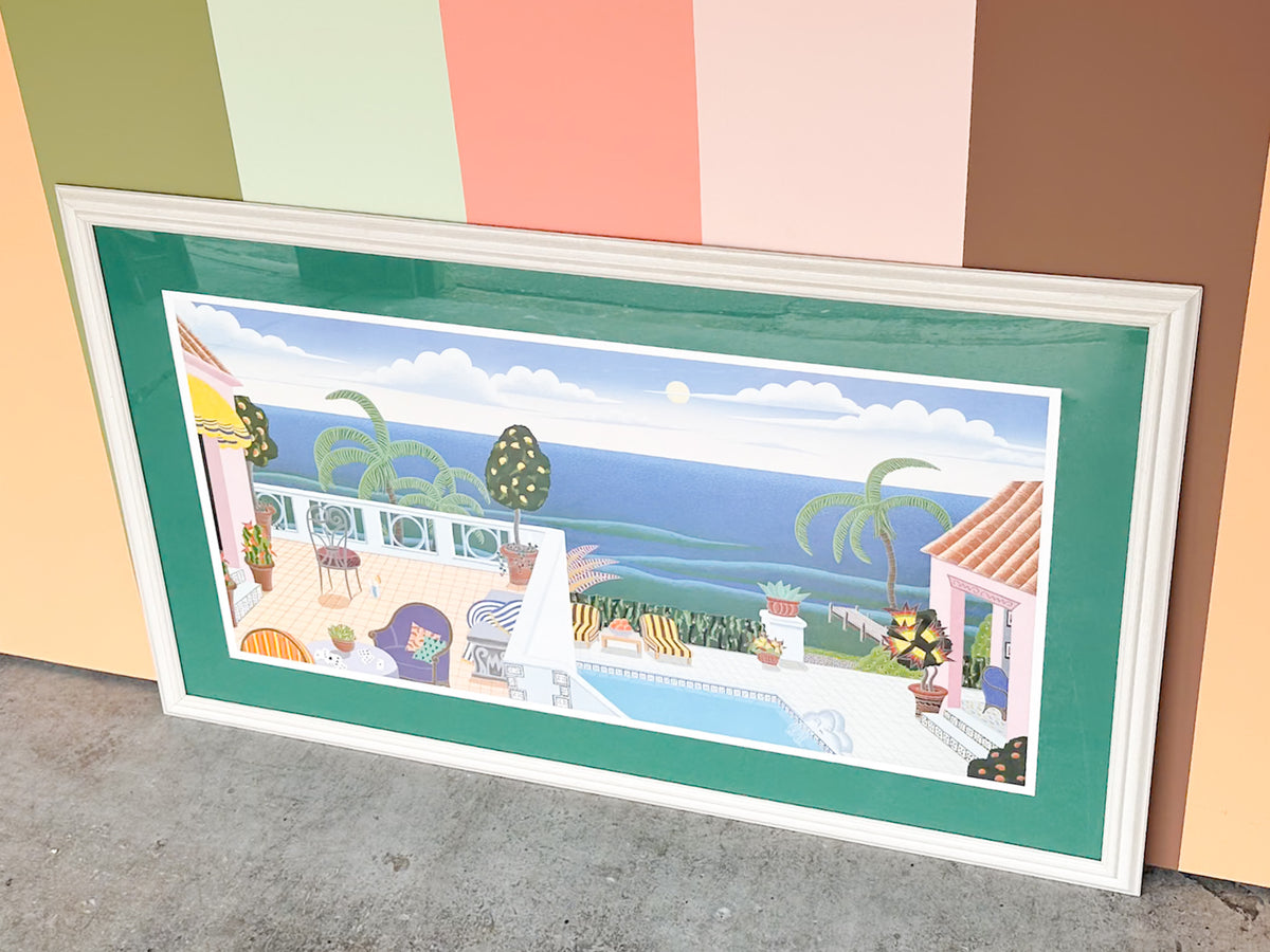 Large Thomas McKnight Gulf Stream Framed Print