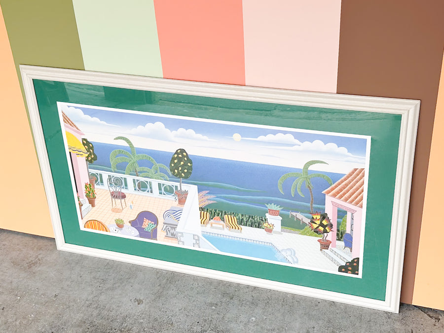 Large Thomas McKnight Gulf Stream Framed Print