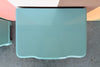 Pair of Draper Style Turquoise Nightstands