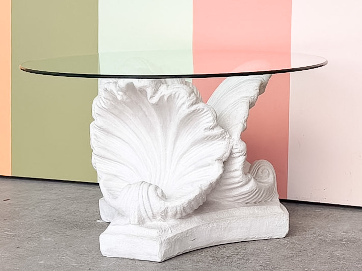 Plaster Shell Coffee Table