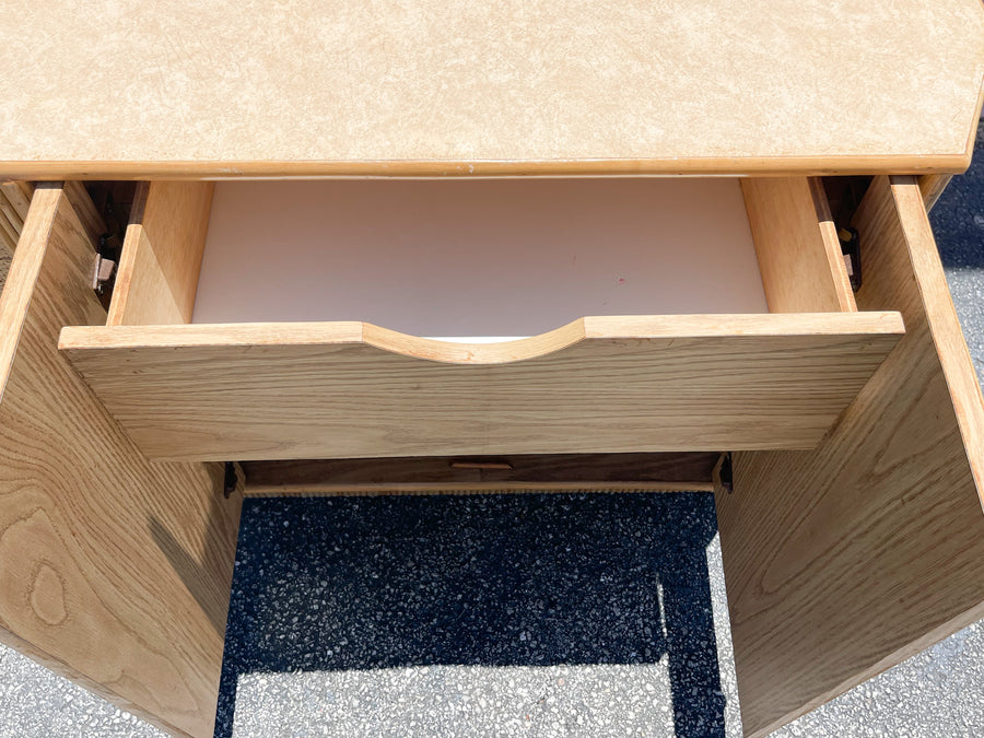 Island Style Rattan Wrapped Credenza