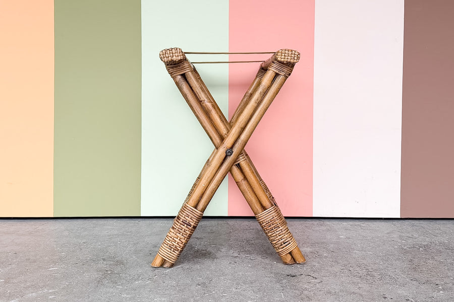 Bamboo Luggage Rack