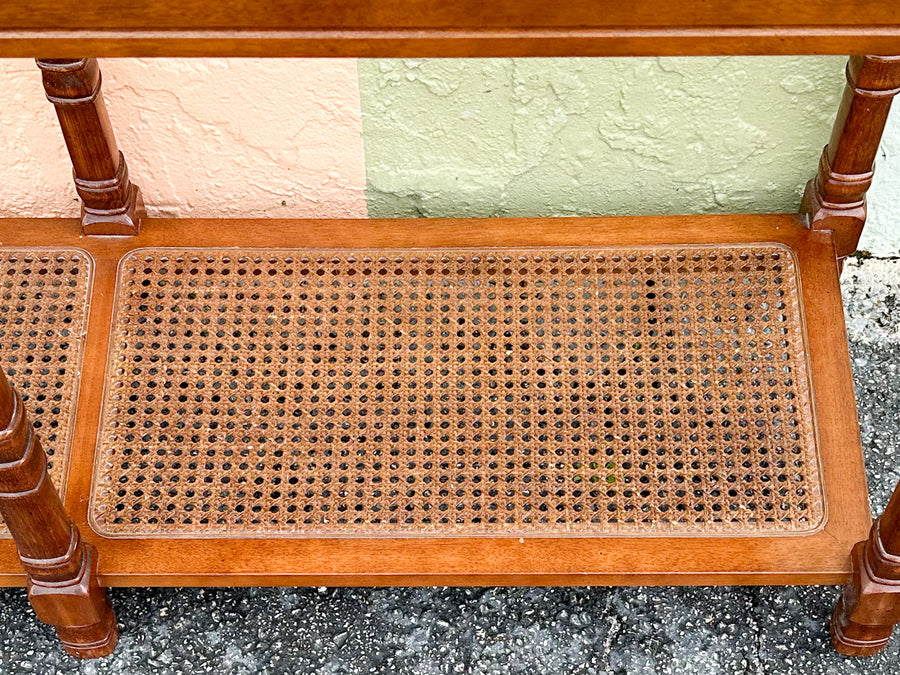 Handsome Faux Bamboo Console
