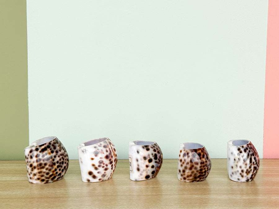 Set of Ten Tortoiseshell Napkin Rings