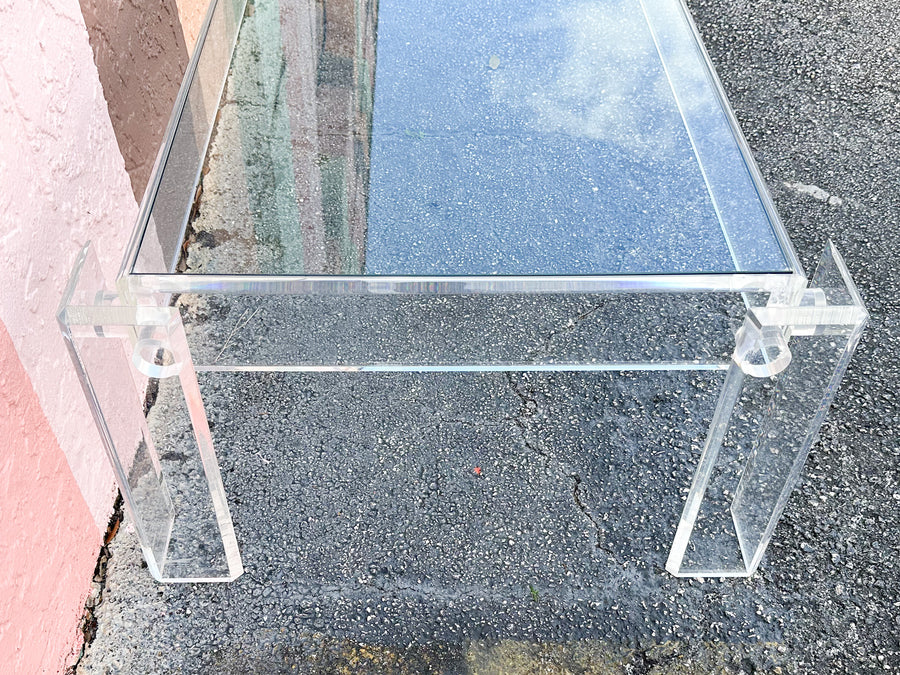 Glam Lucite Coffee Table