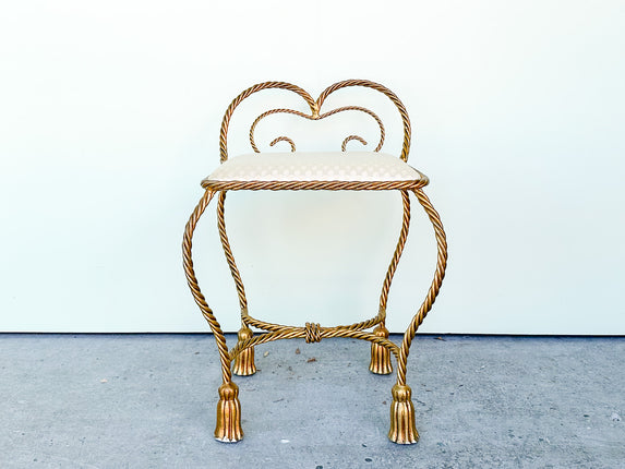 Regency Style Vanity Stool