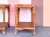 Pair of Rattan Side Tables