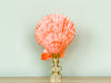 Coral Scallop Shell Finial