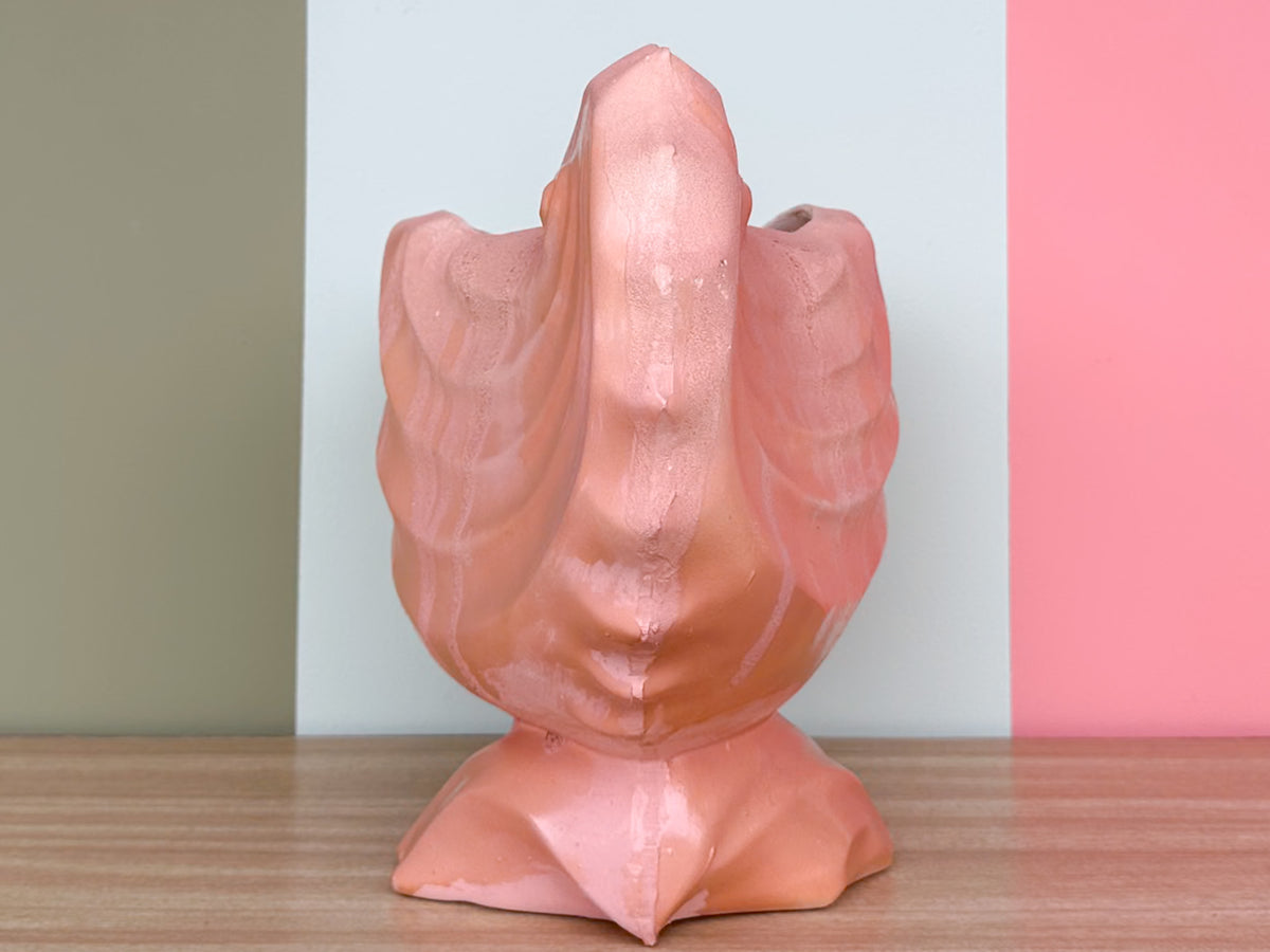 Peach Nautilus Shell Cachepot