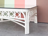 Palm Beach Chic Rattan Coffee Table