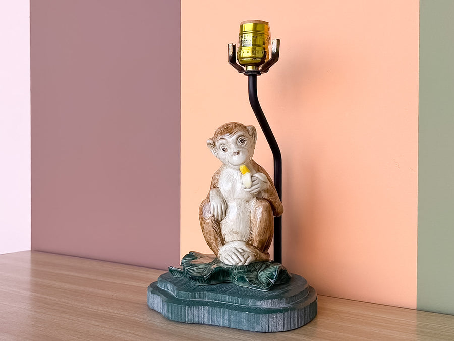 Monkey and Palm Lamp