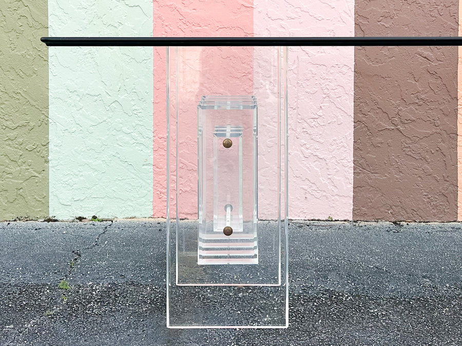 Glam Lucite Dining Table