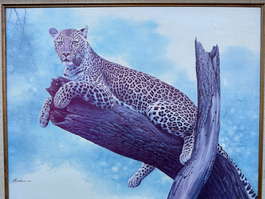 Lounging Leopard Print by Leehan