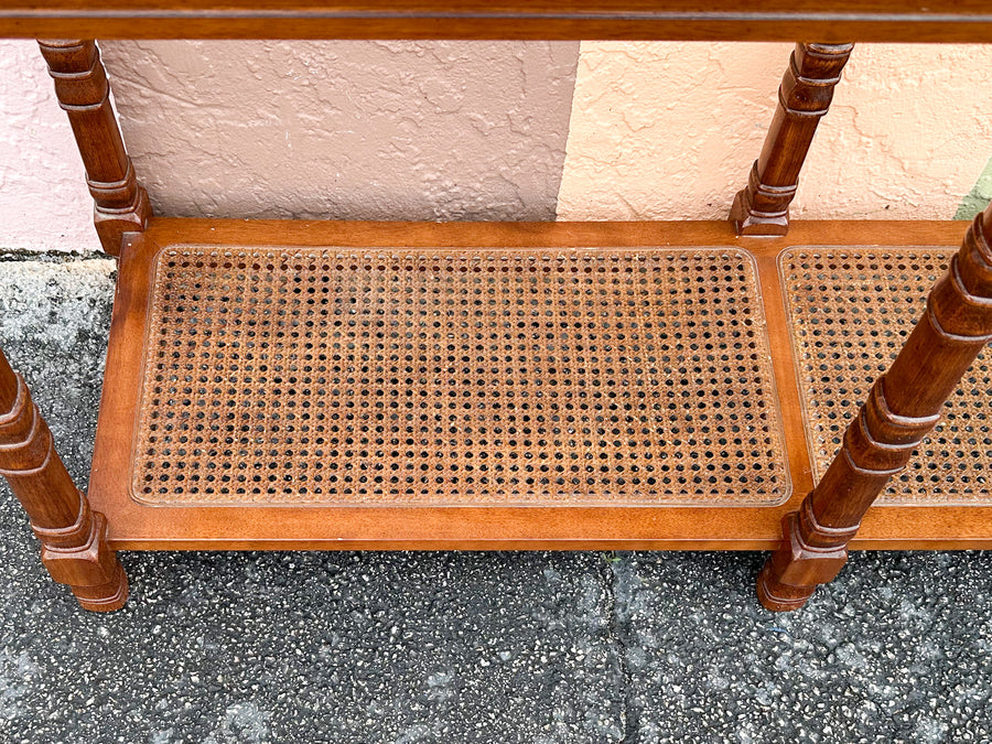 Handsome Faux Bamboo Console