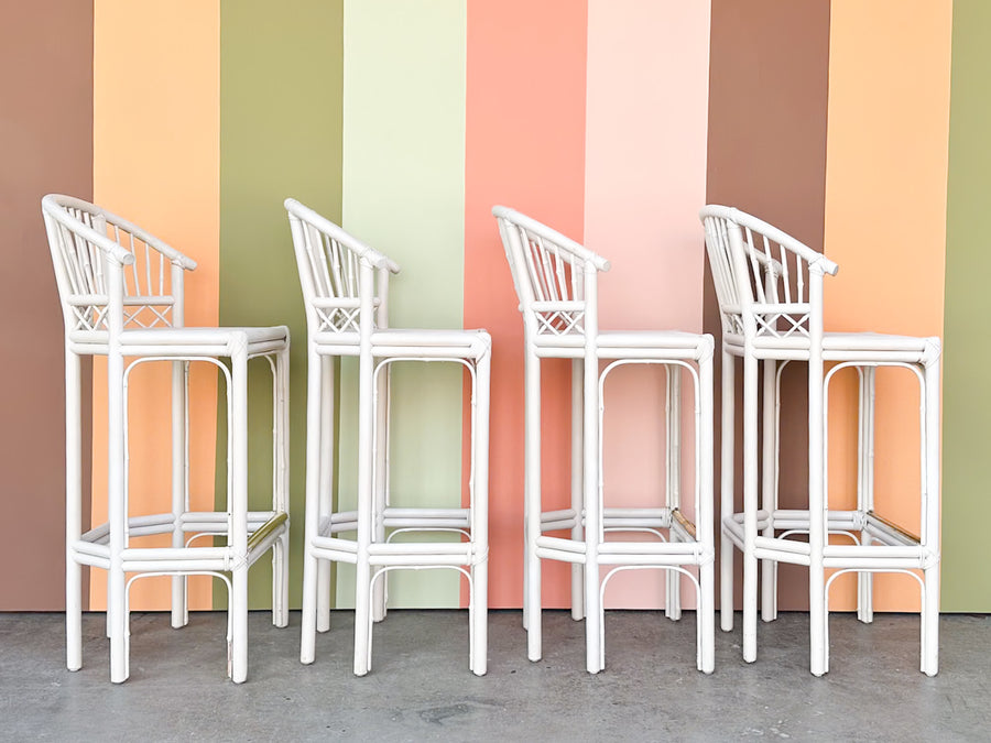 Set of Four Brighton Style Bar Stools