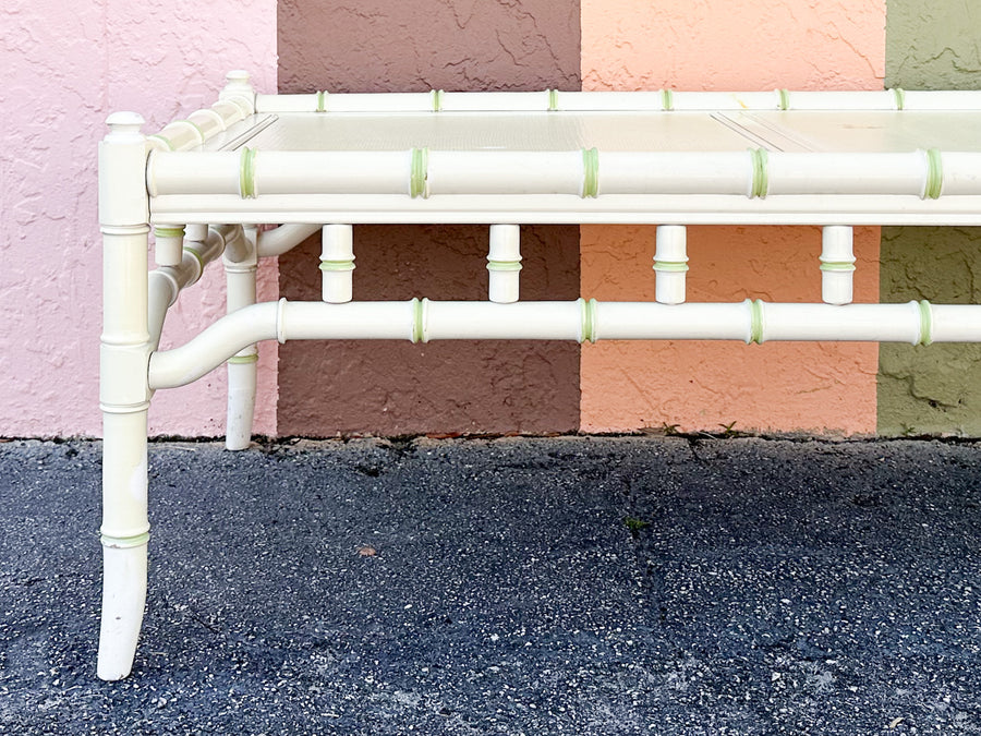 Thomasville Faux Bamboo Coffee Table