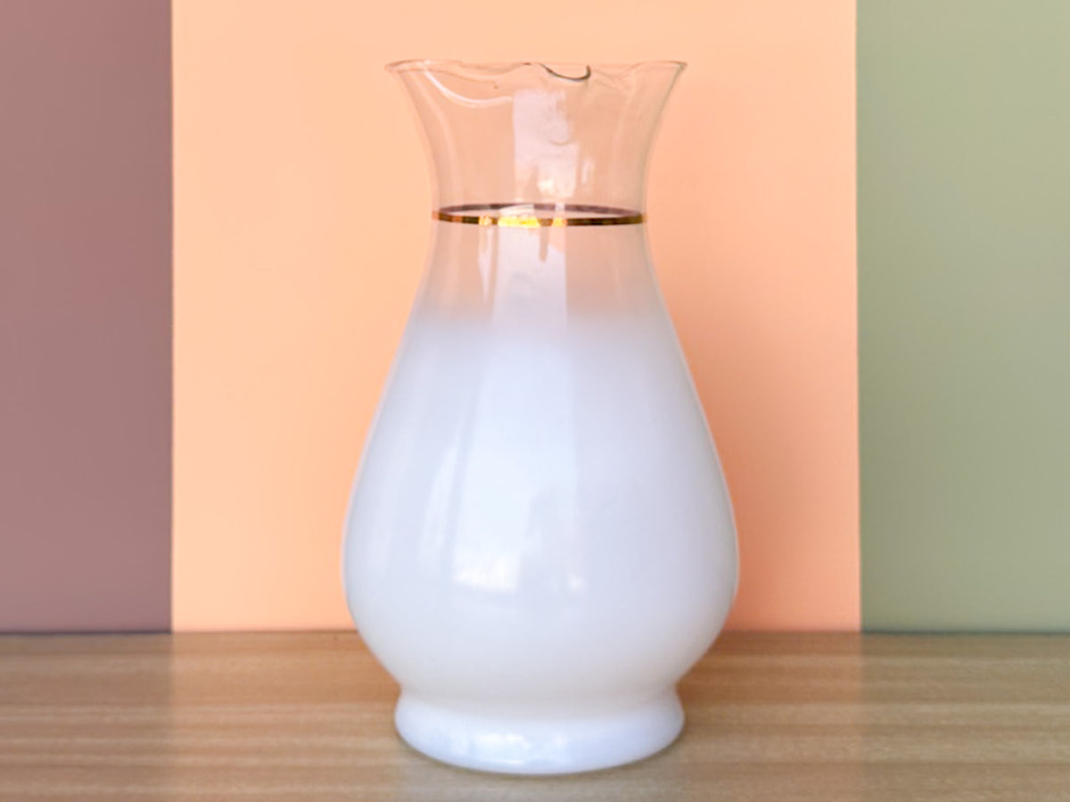 White Blendo Pitcher and Glassware Set
