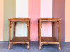 Pair of Rattan Side Tables