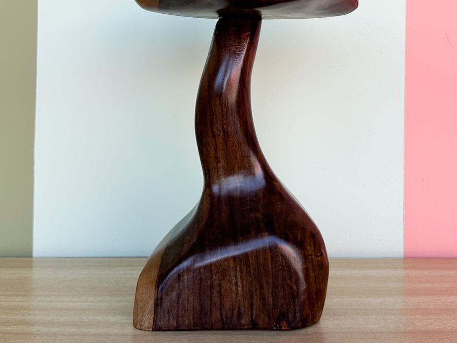 Carved Teak Mushroom