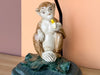 Monkey and Palm Lamp