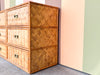 Old Florida Parquet Rattan Double Dresser