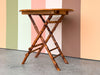 Tortoiseshell Bamboo Folding Table