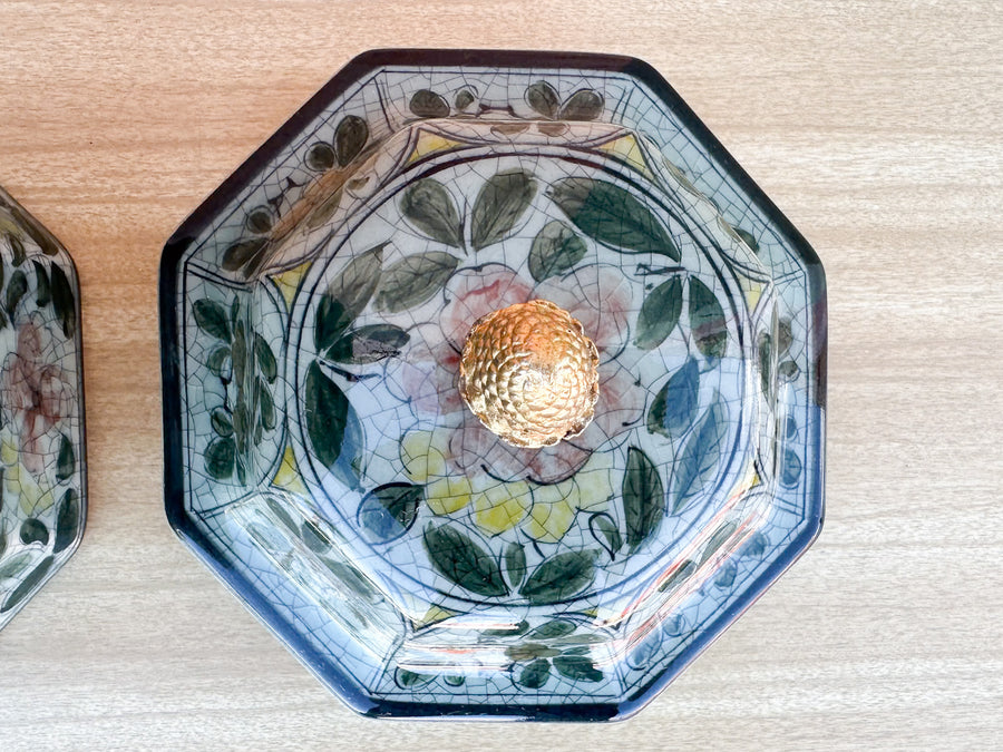 Maitland Smith Seafoam Floral Ginger Jar