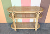 Coastal Chic Rattan Console