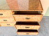 Old Florida Parquet Rattan Double Dresser