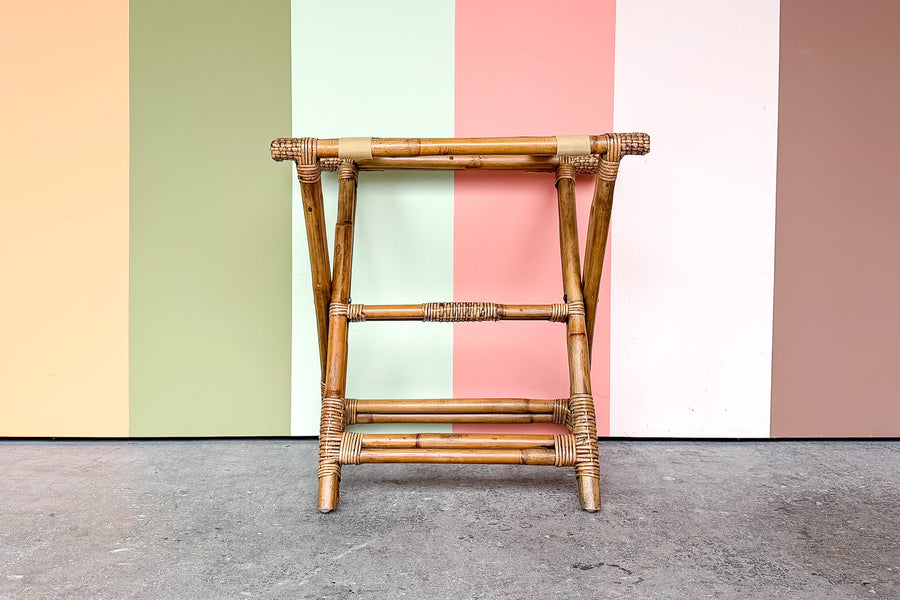 Bamboo Luggage Rack