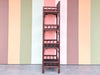 Handsome Faux Bamboo and Wicker Etagere