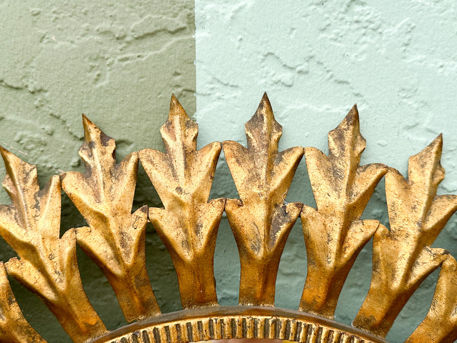 Italian Sunburst Gilt Mirror