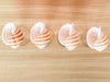 Set of Four Striped Shell Coups