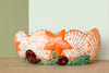 Colorful Seashell Orchid Cachepot