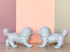 Pair of Celadon Foo Dogs