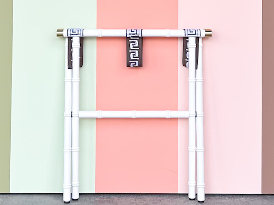 Faux Bamboo Luggage Rack - Sarah