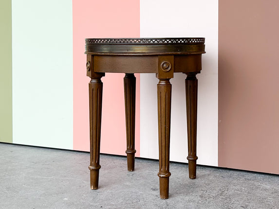 Marble Top Louis XVI Side Table